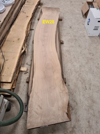 Europæisk Valnød Planke 290 * 50/43/49 * 5.0 cm